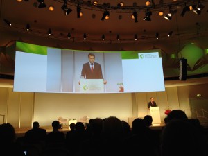 Staatssekretär Georg Schütte beim Global Bioeconomy Summit 2015 in Berlin