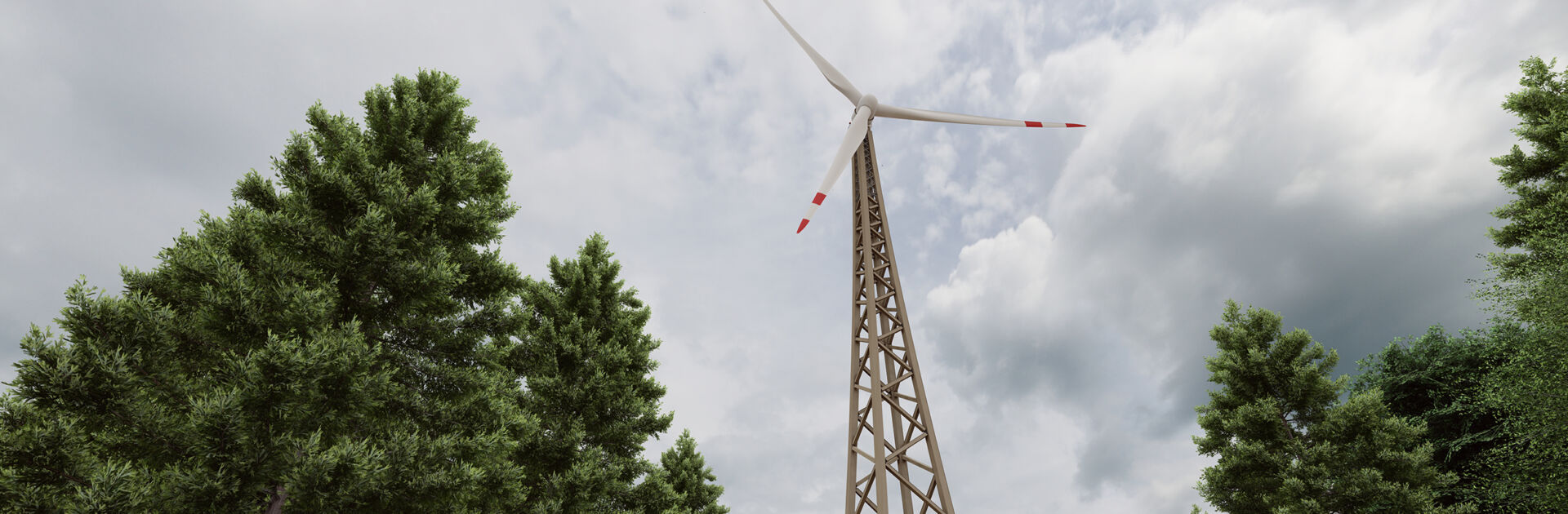 Windkraft in Holzbauweise
